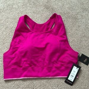 Hot pink sports bra - brand new, size L